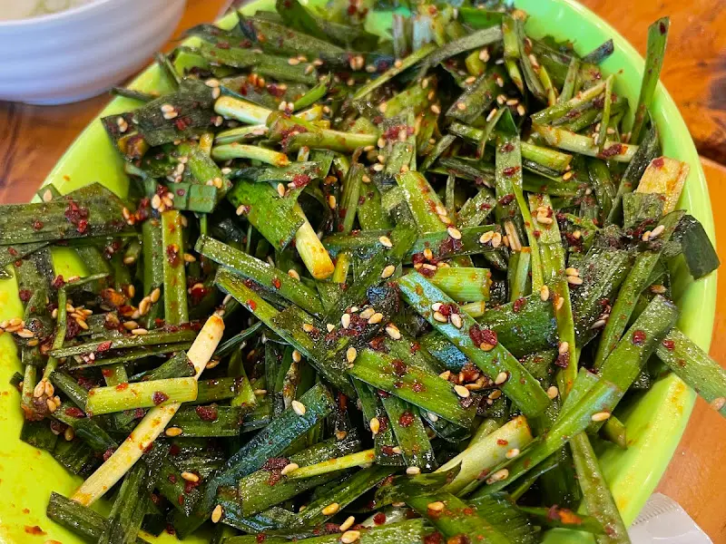 툇골오리 특제 부추무침