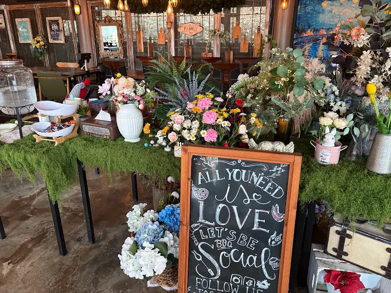 아름다운 정원과 꽃 장식