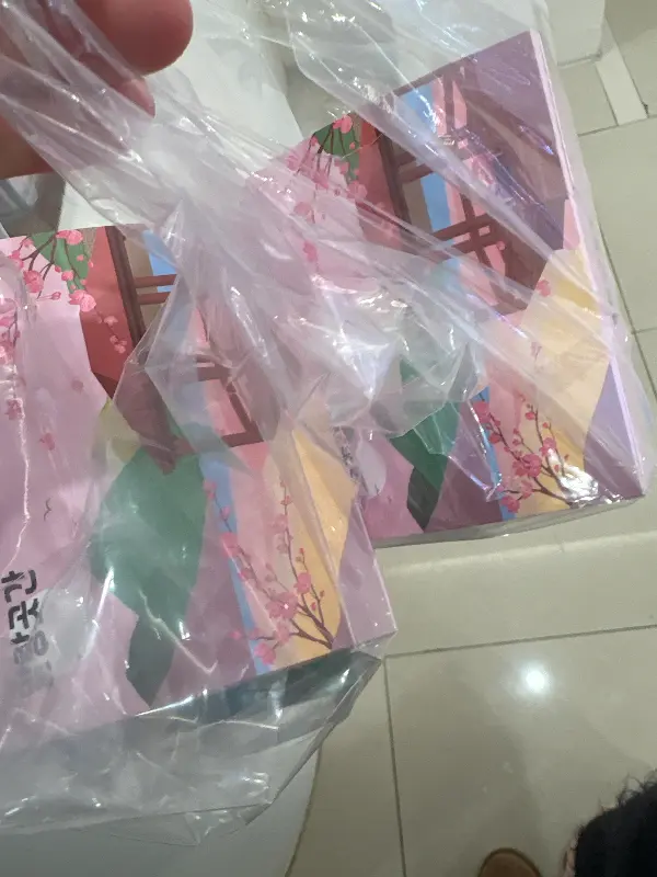 선물 포장된 인절미