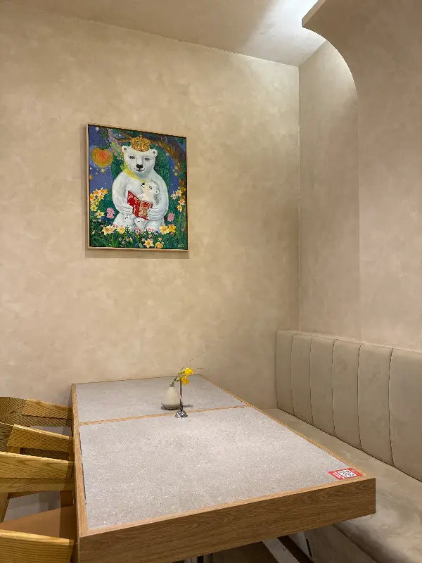 아늑한 테이블 좌석