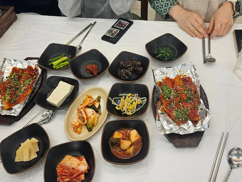 황태구이 정식 한상차림