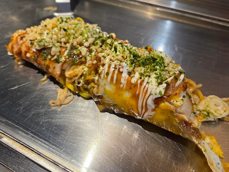 야끼소바 삼겹살말이