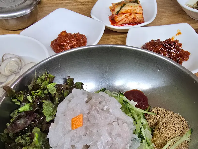 수*횟집 물회 비빔밥
