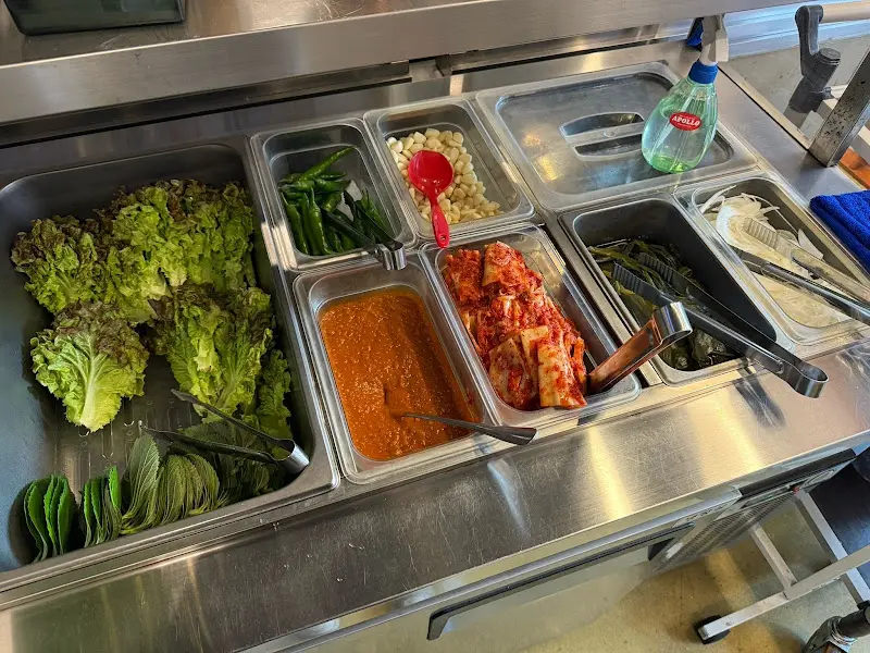 신선한 채소 코너