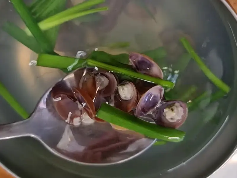 재첩국의 시원함