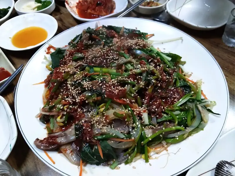 신선한 해산물 모듬