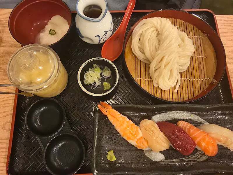 자루우동과 덴뿌라