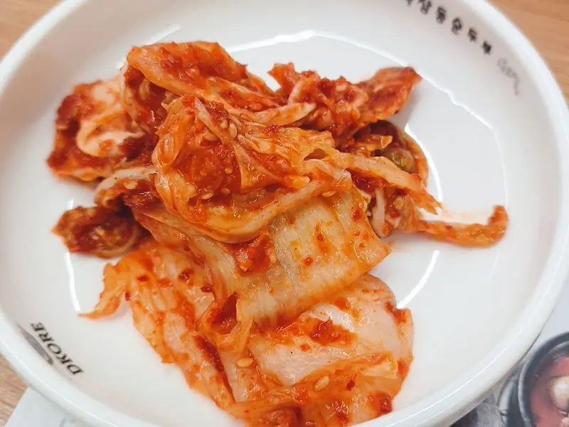 북창동 순두부 겉절이 김치