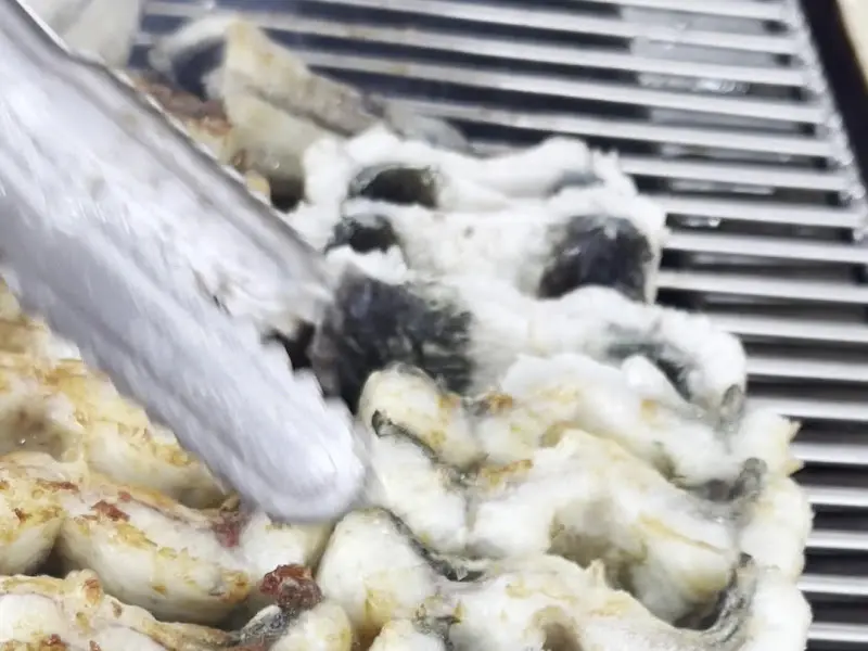 장어 굽는 모습