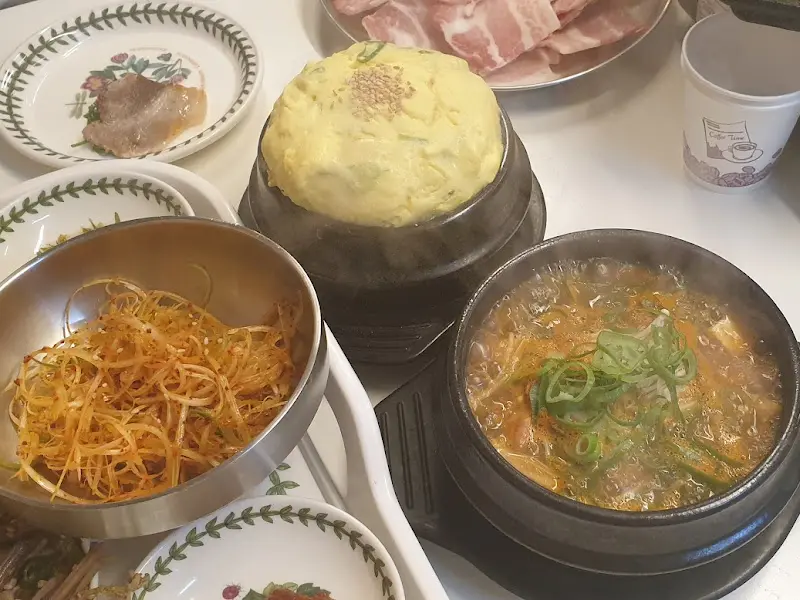 계란찜과 찌개