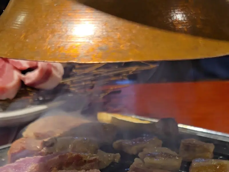 지글지글 익어가는 흑돼지