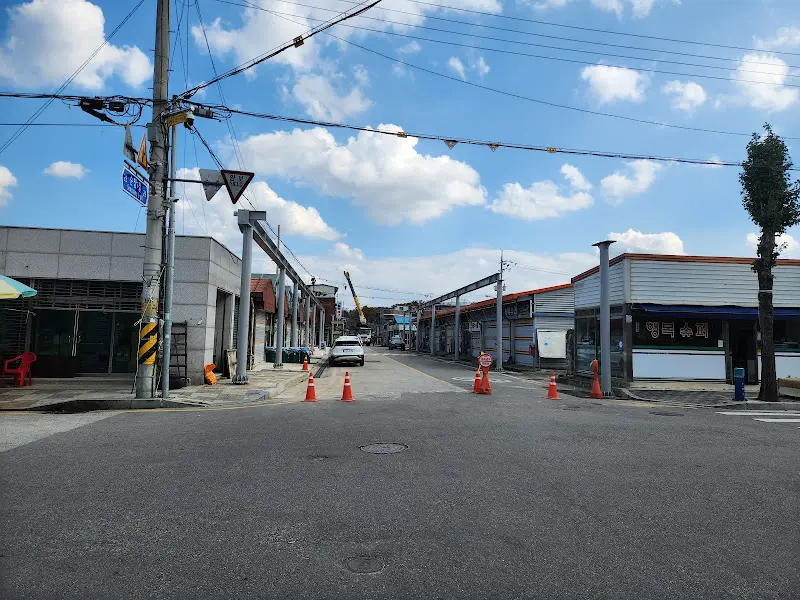 순창 시장 풍경