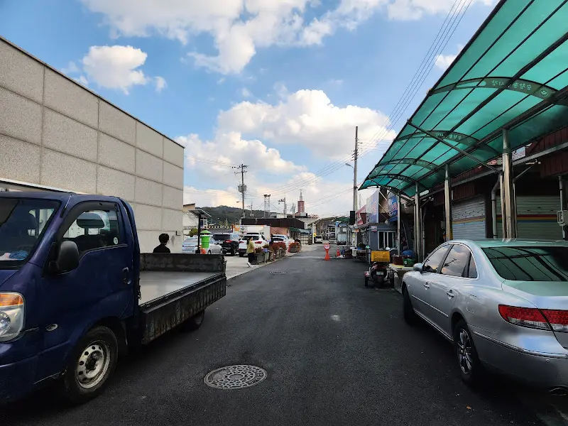 순창 시장 골목