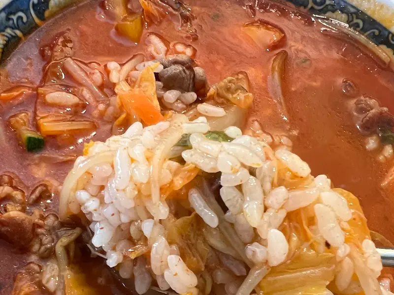 우삼겹 짬뽕밥