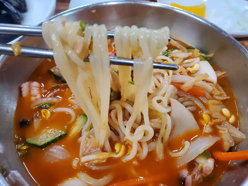 탱글한 면발