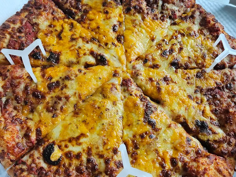 하프앤하프 피자 비주얼