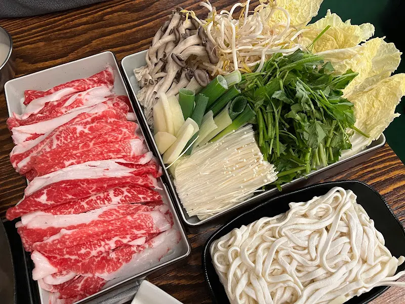 차돌박이와 야채