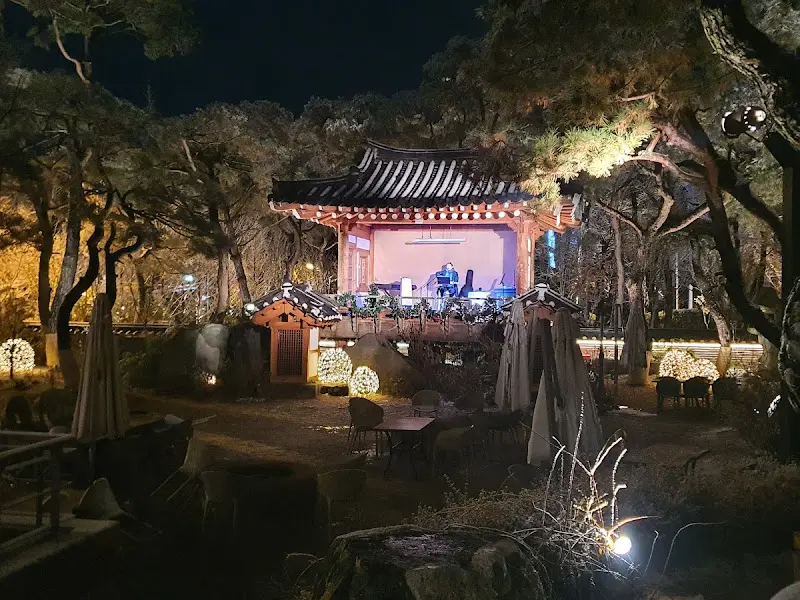 야외 무대에서 펼쳐지는 라이브 공연