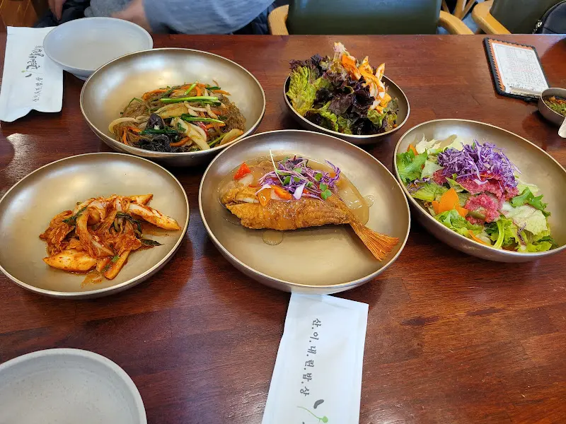 곤드레밥 정식 반찬