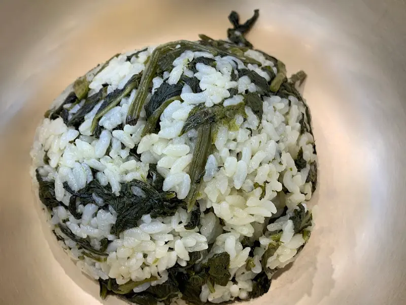 곤드레밥 디테일 샷