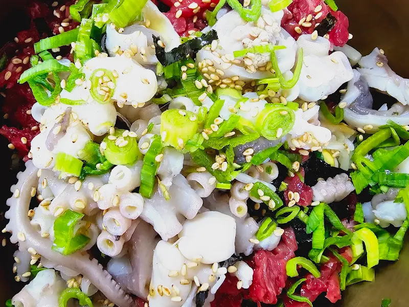 목포식당 낙지생고기비빔밥