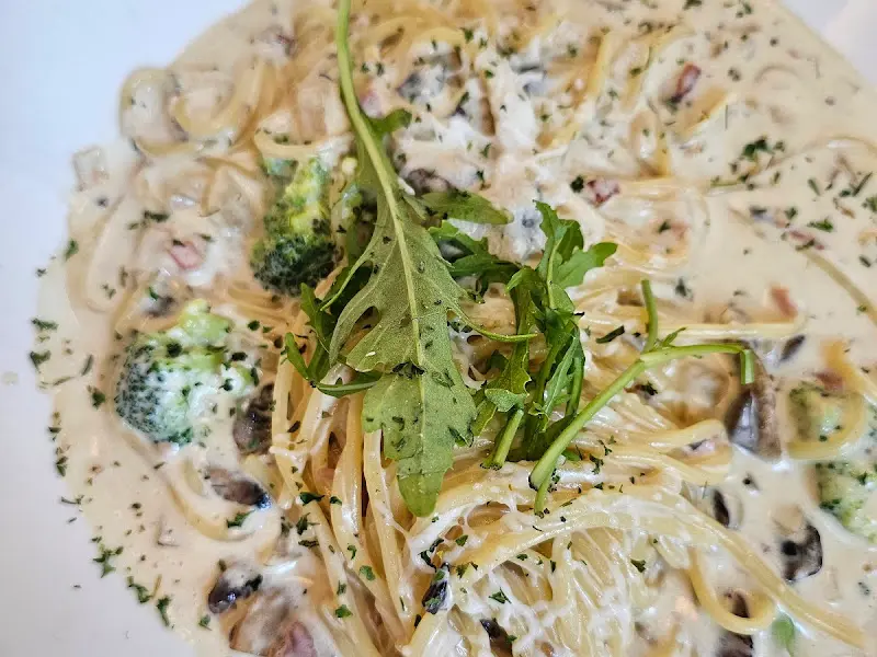 베이컨 크림 파스타