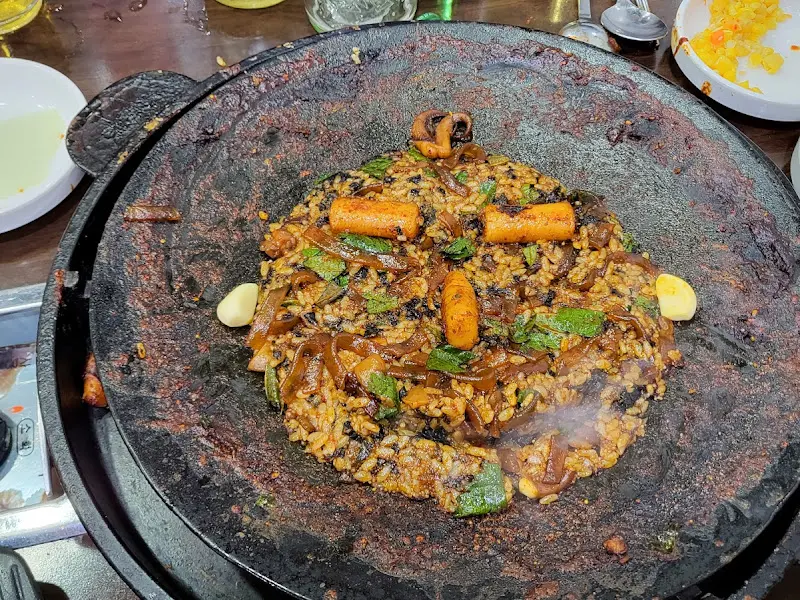 스마일 모양 볶음밥