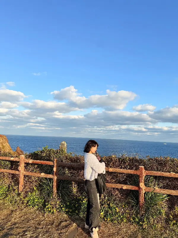 협재 해변의 아름다운 풍경