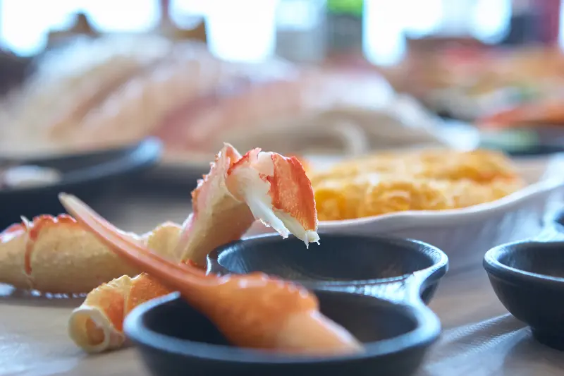 대게 다리 클로즈업