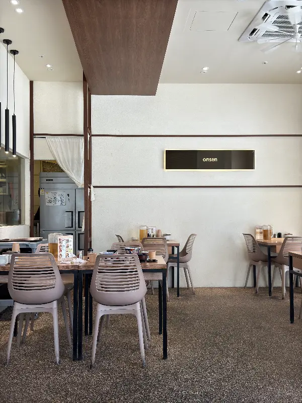 온센 텐동의 튀김