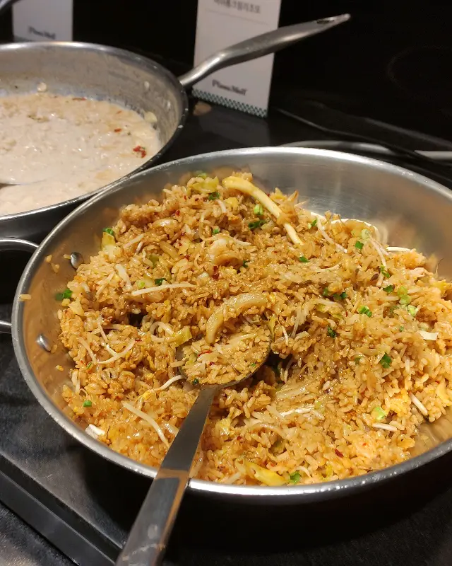 새우볶음밥의 모습