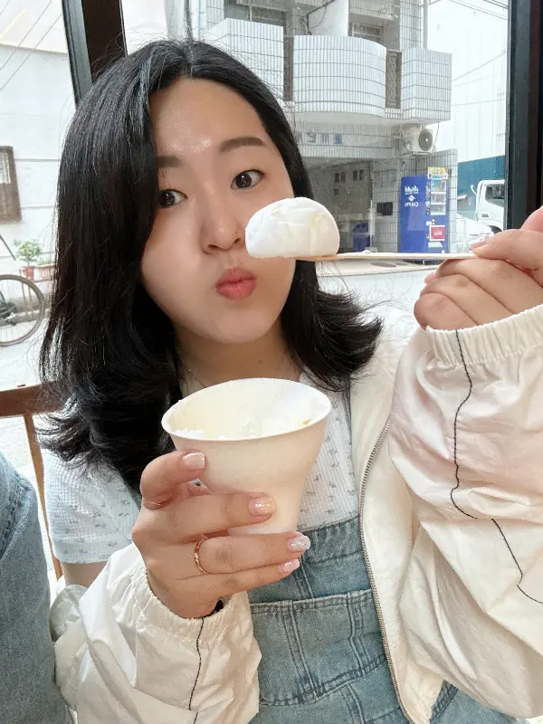 카멜커피에서의 인증샷