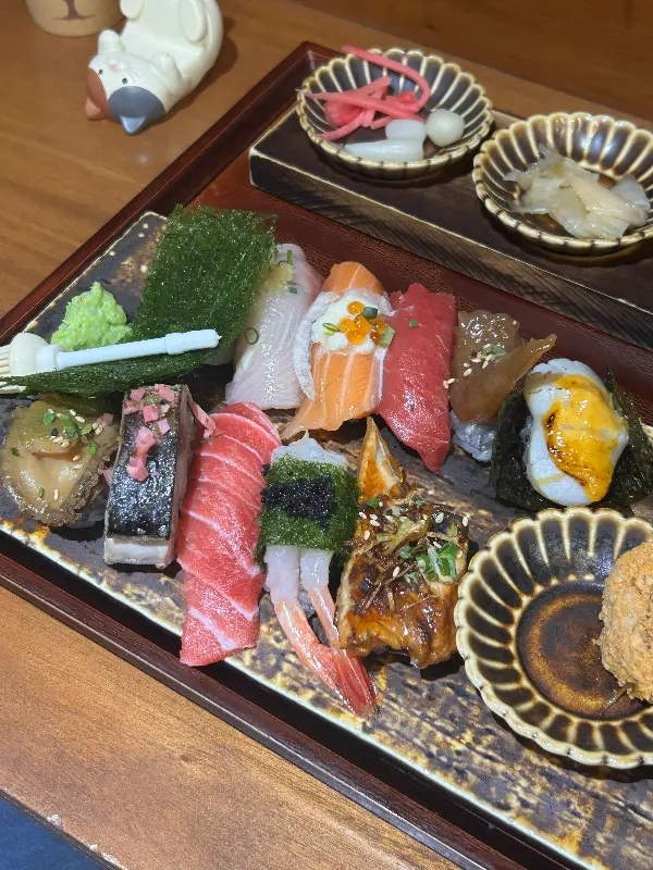 다양한 종류의 초밥