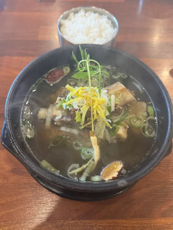 갈비탕 근접 촬영