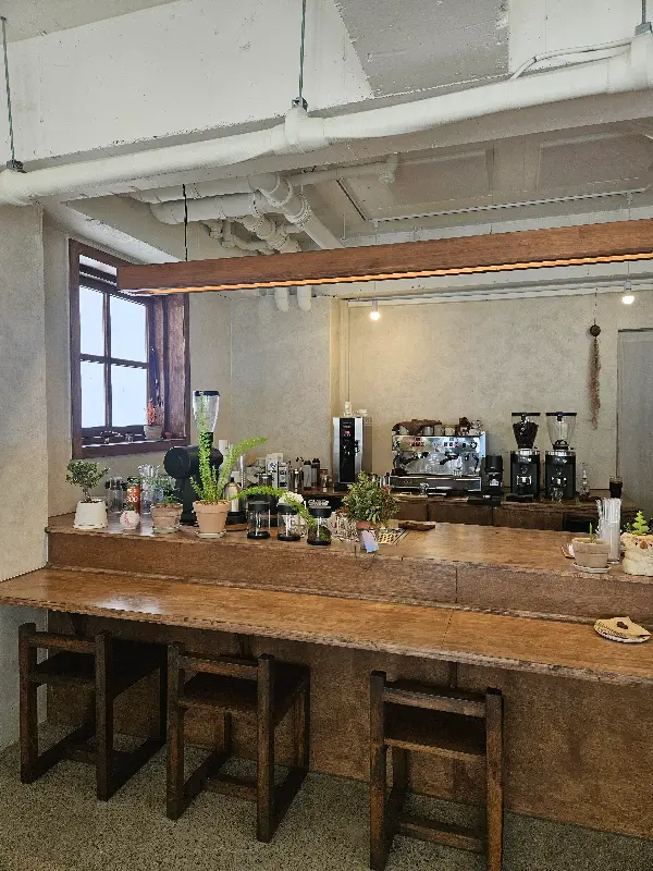 콘솔커피 카운터와 의자