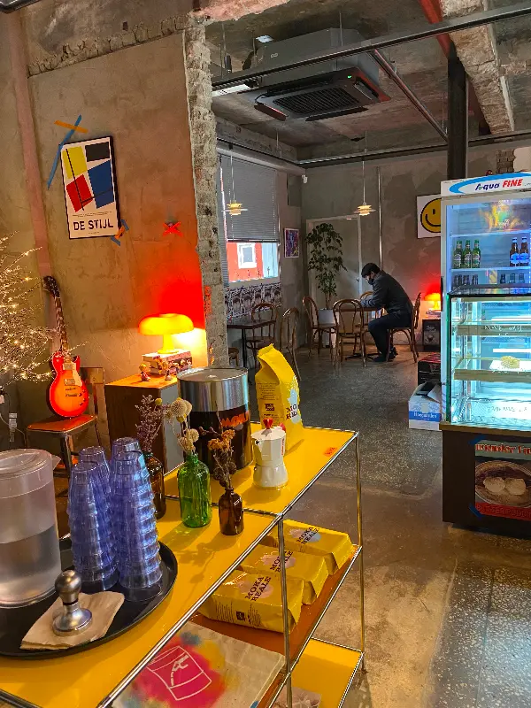 주유소 컨셉의 소품