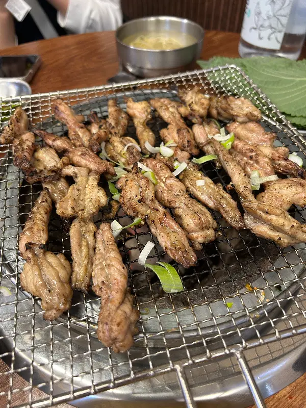 닭목살 소금구이