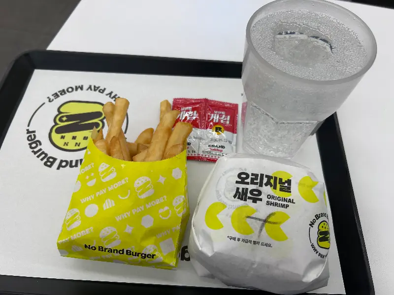 노브랜드버거 세트 메뉴