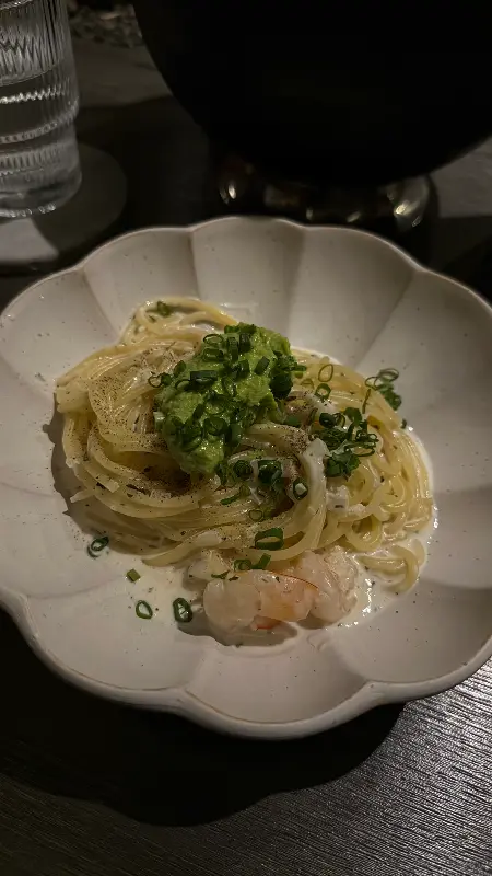 독특한 조합이 매력적인 고추냉이 파스타