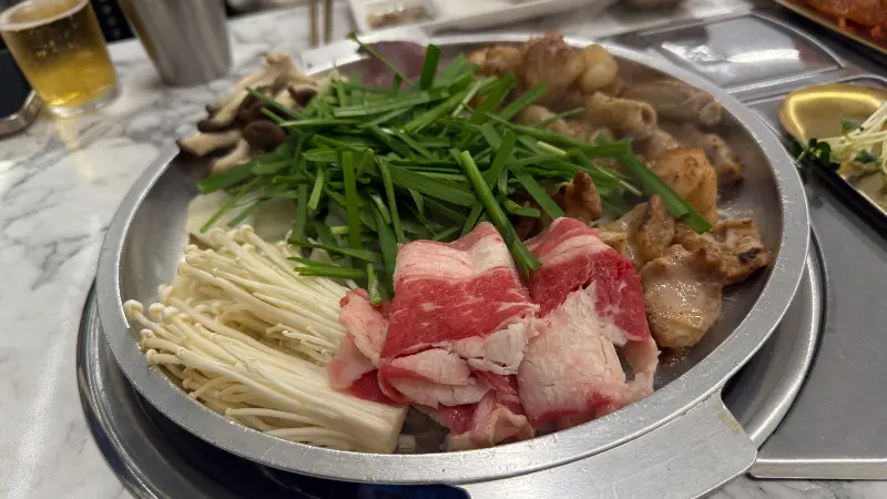 황곱 모듬 곱창