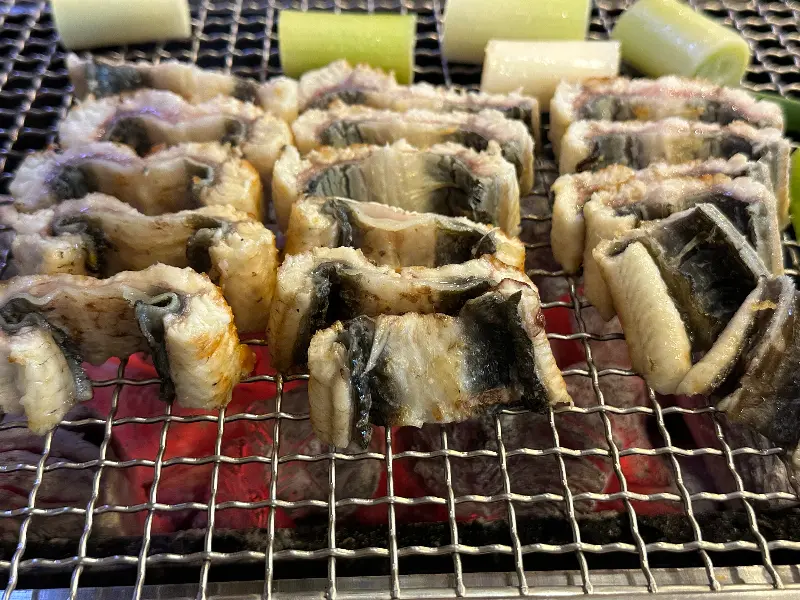 잘 구워진 장어