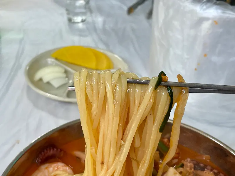 탱글탱글한 면발