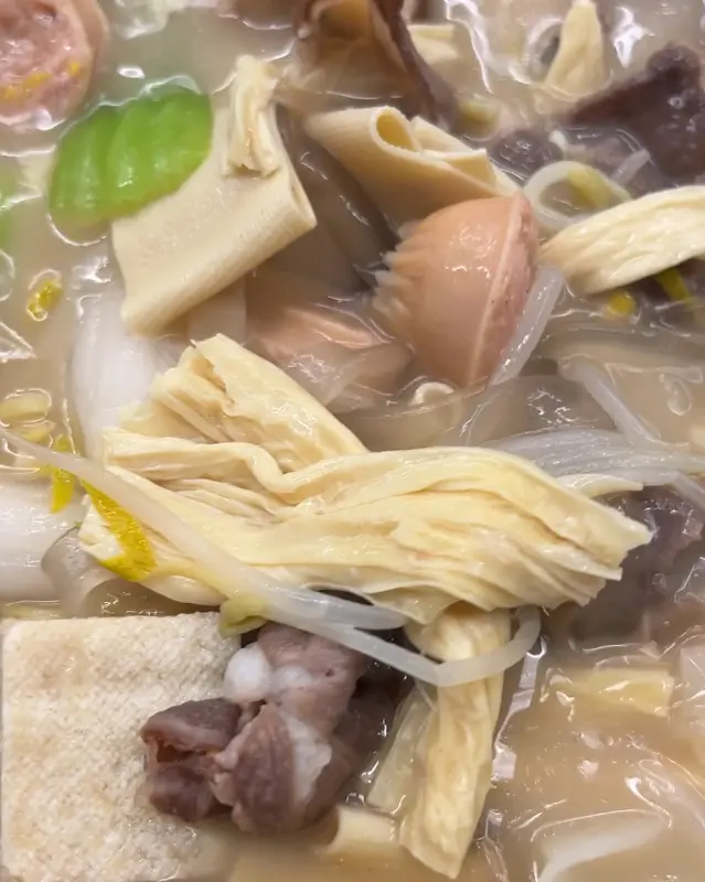 마라탕 속 다양한 재료들