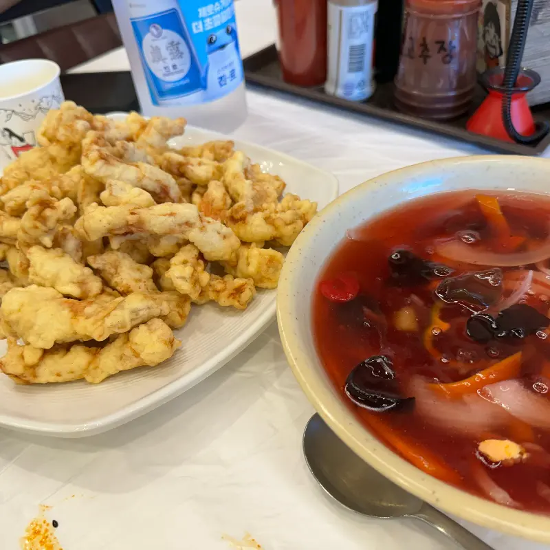 쟁반짜장 비주얼