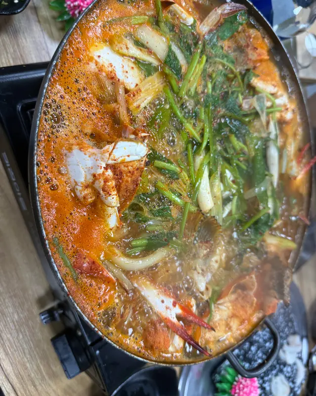 꽃게탕 클로즈업