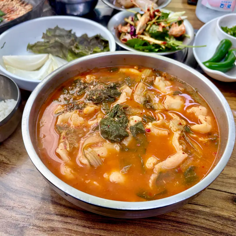 어탕수제비 한 상