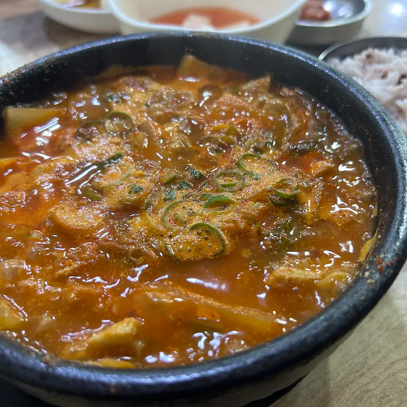 해장국 클로즈업