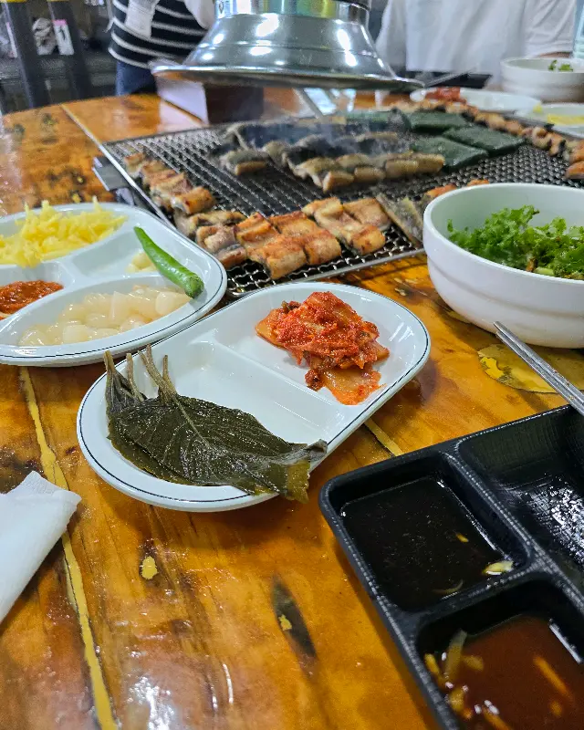 장어 한 상 차림