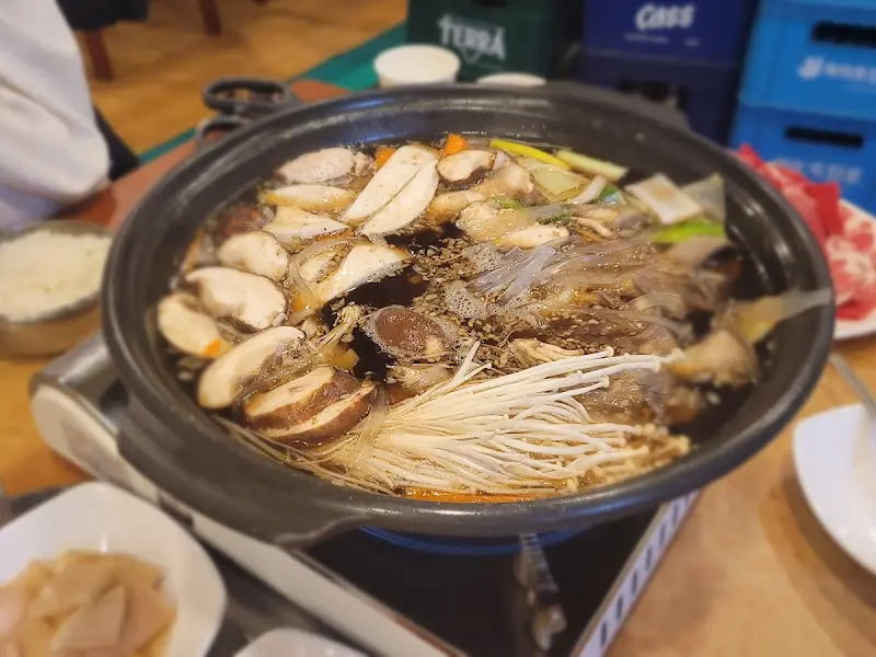 다하누정육식당 불고기전골