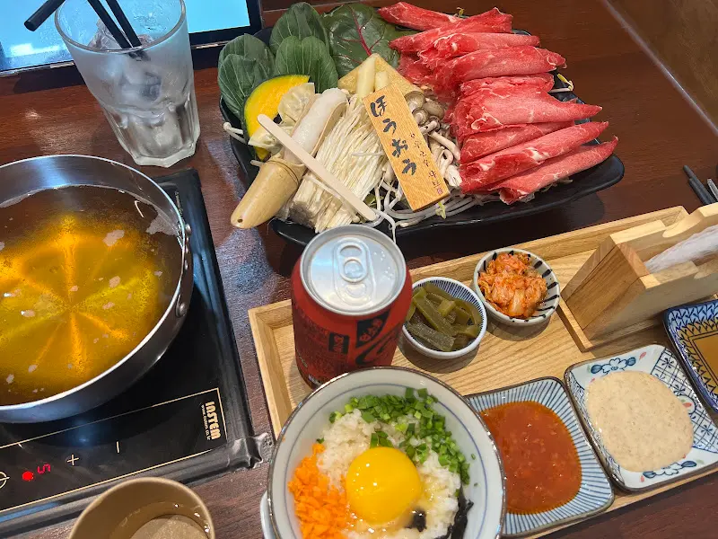 샤브샤브 한상차림